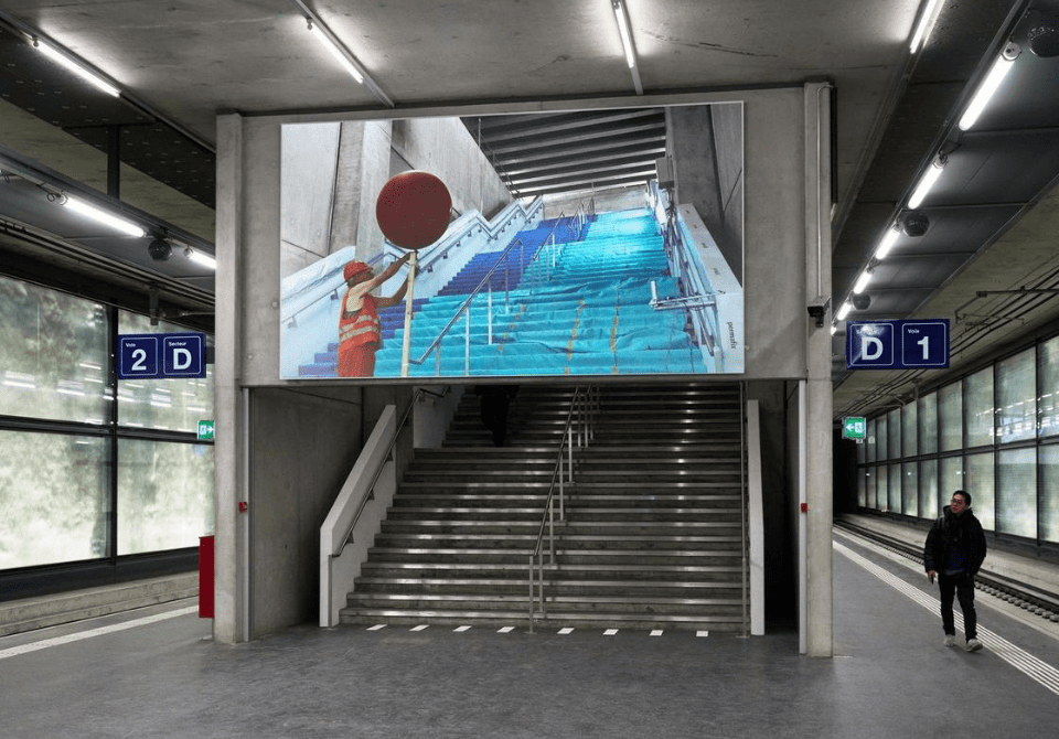 Lemanvisio integrateuur audiovisuelle in den CEVA-Bahnhöfen